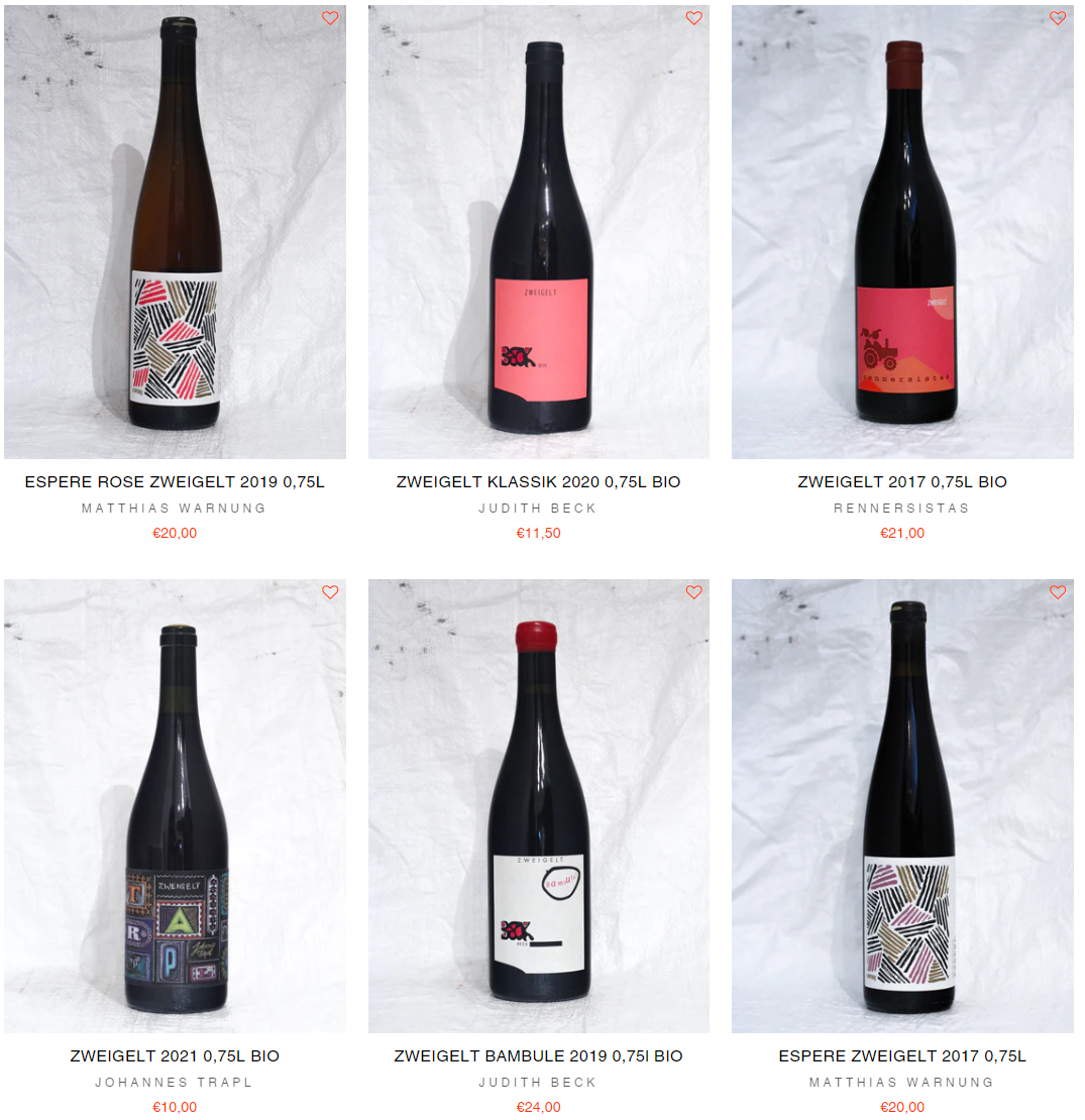 Zweigelt Wein aus Österreich