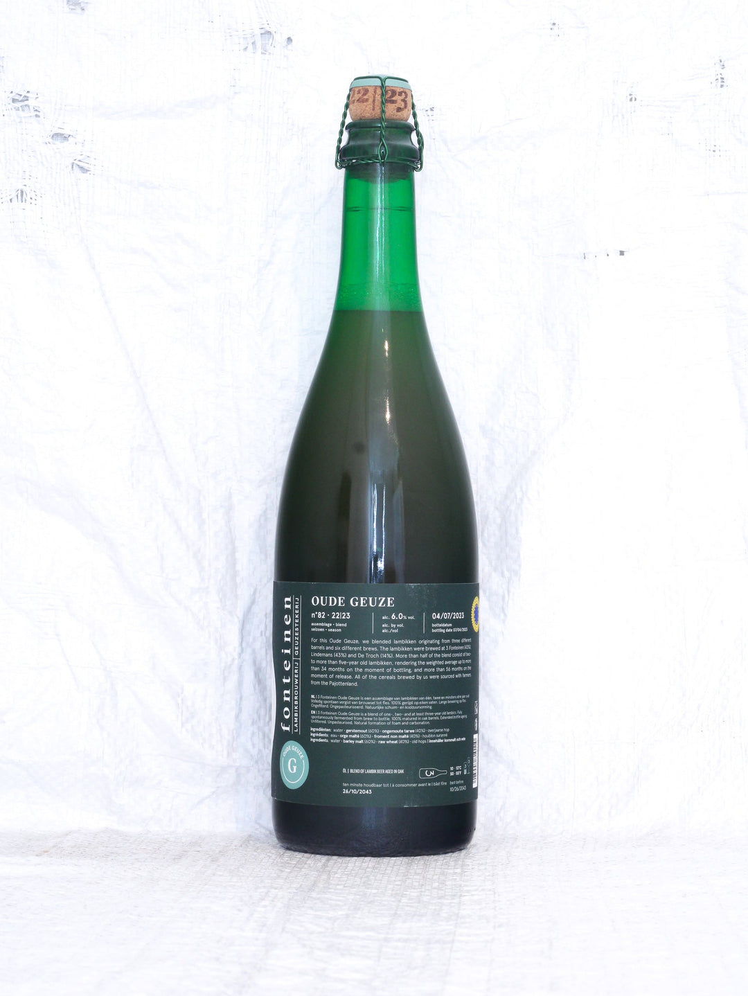 Oude Geuze Nv 0,75L Bier von 3 Fonteinen