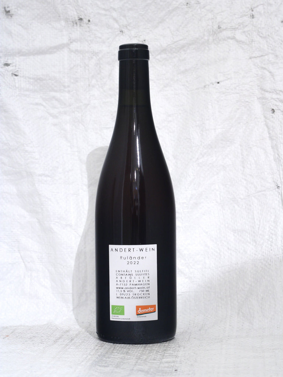 Ruländer 2022 0,75L Bio Wein von Michael & Erich Andert
