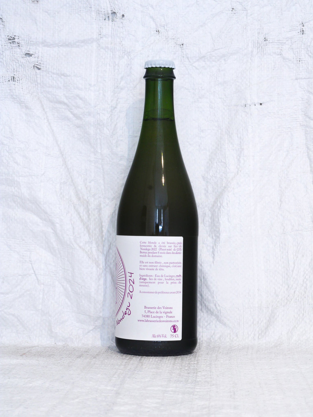 Biere Vivante De Nondegu 2024 0,75L Wein von La Brasserie des Voirons