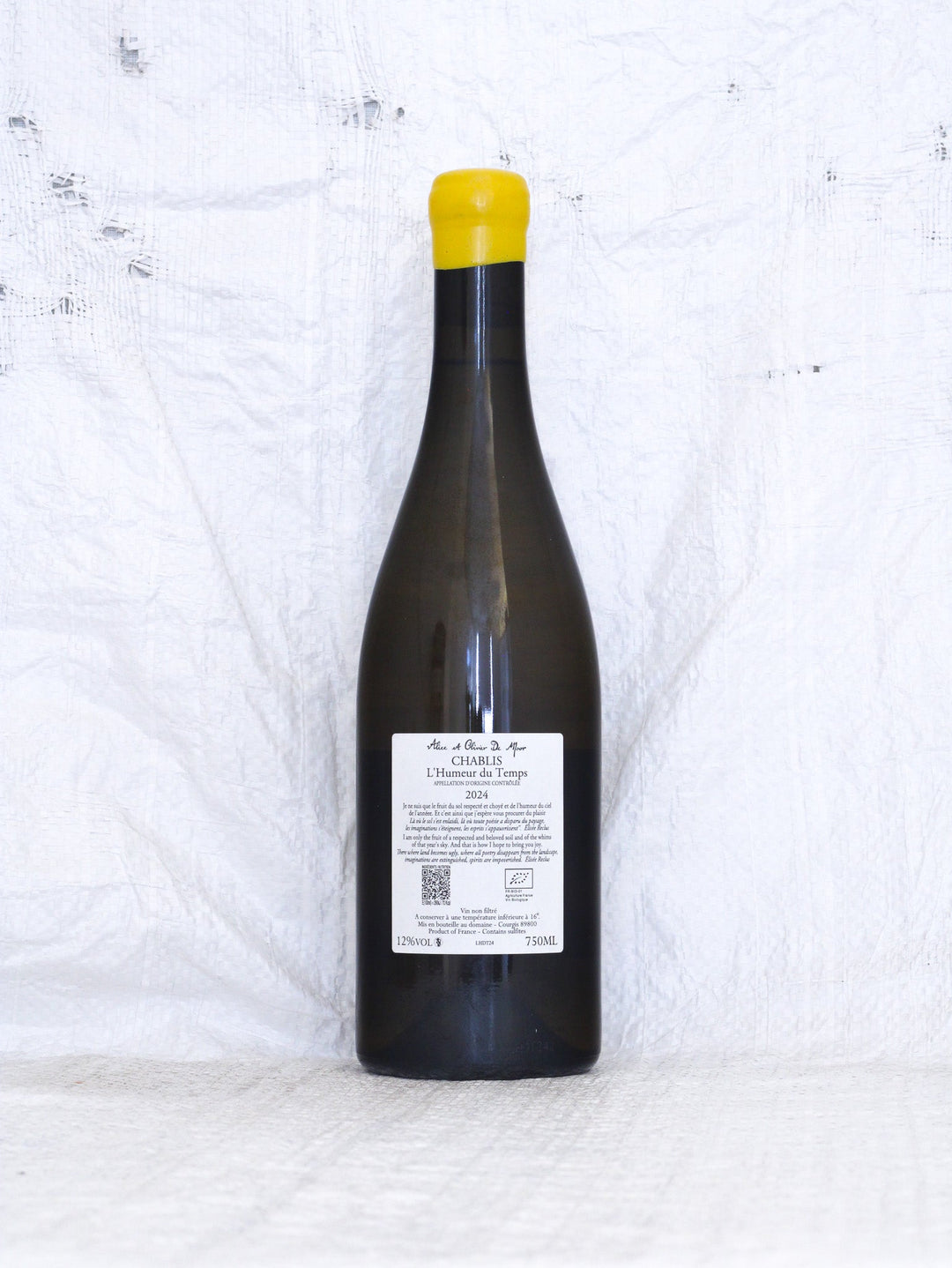 L'Humeur De Temps 2024 0,75L Bio Wein von Domaine Alice et Olivier De Moor
