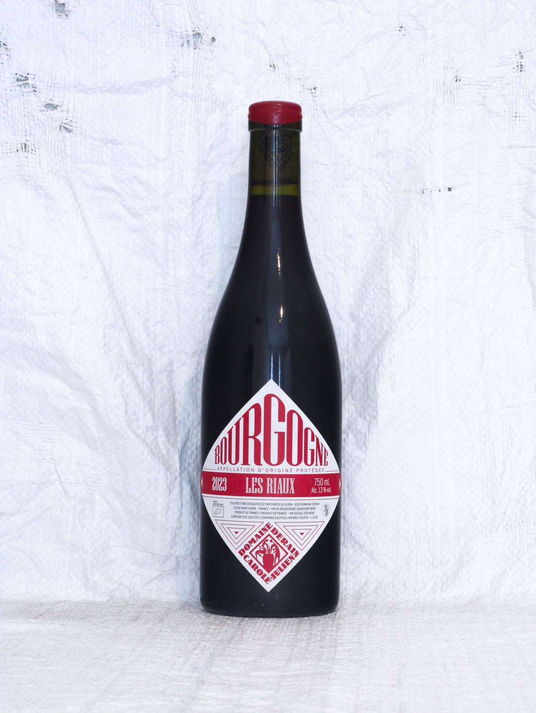 Bourgogne Rouge Les Riaux 2023 0,75L Bio Wein von Domaine de Derain