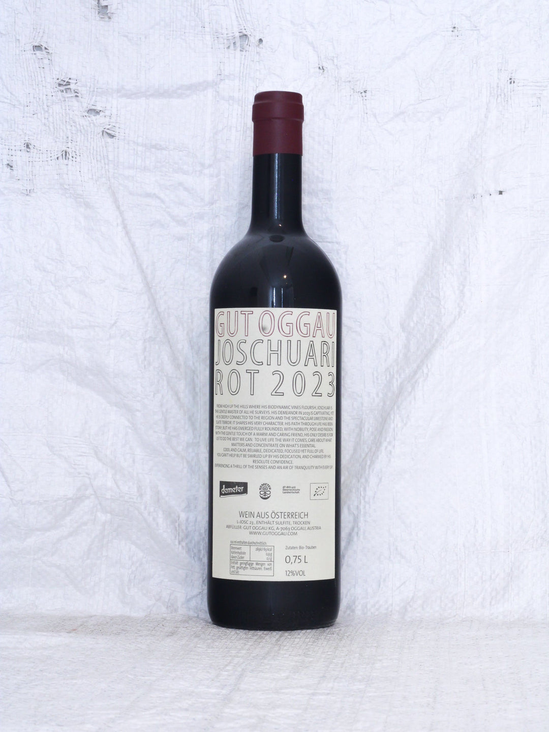 Joschuari 2023 0,75L Bio Wein von Gut Oggau
