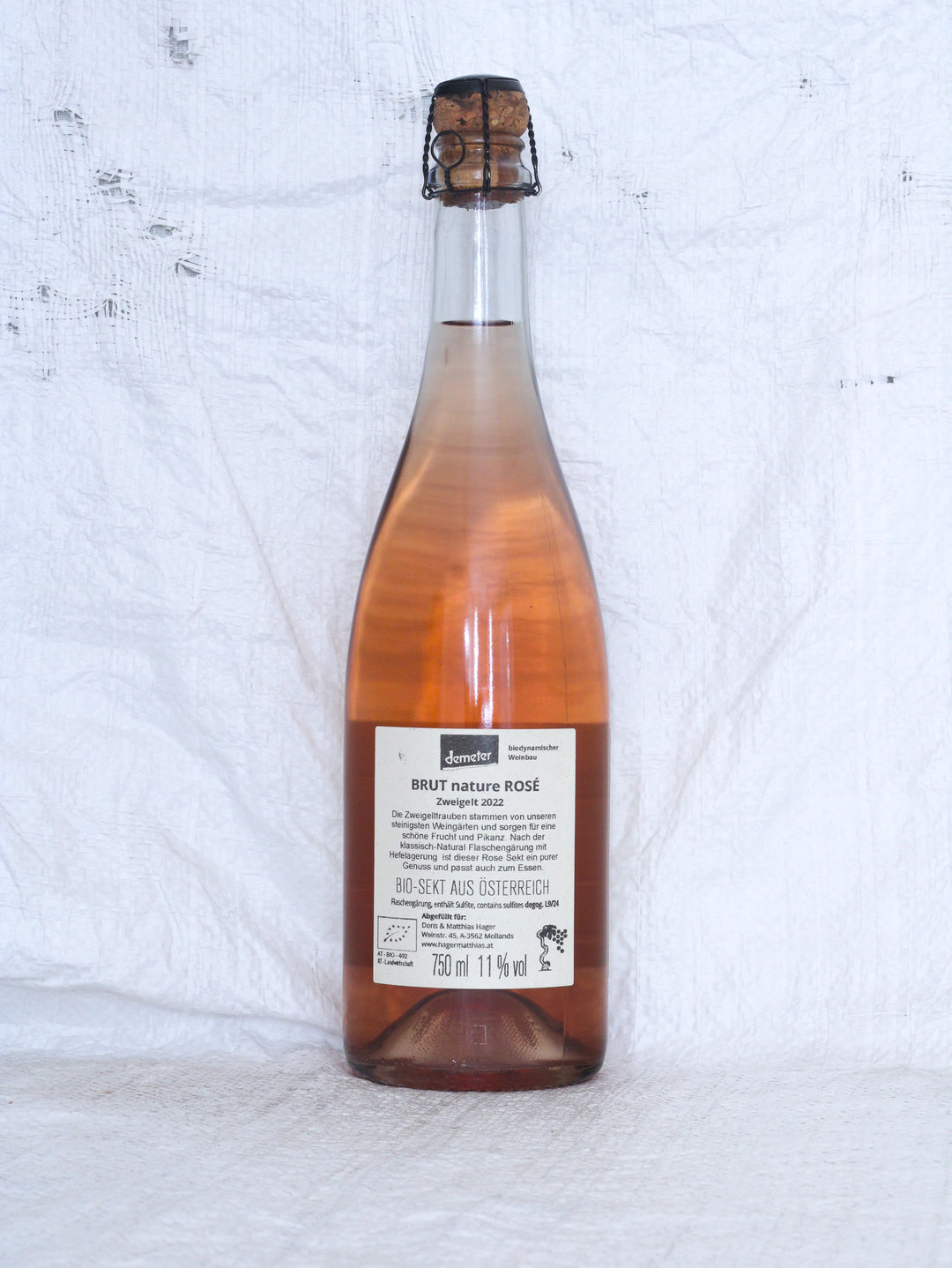 Matthias Hager
Zweigelt Rosé Brut Nature 2022 0,75L Sekt aus Österreich