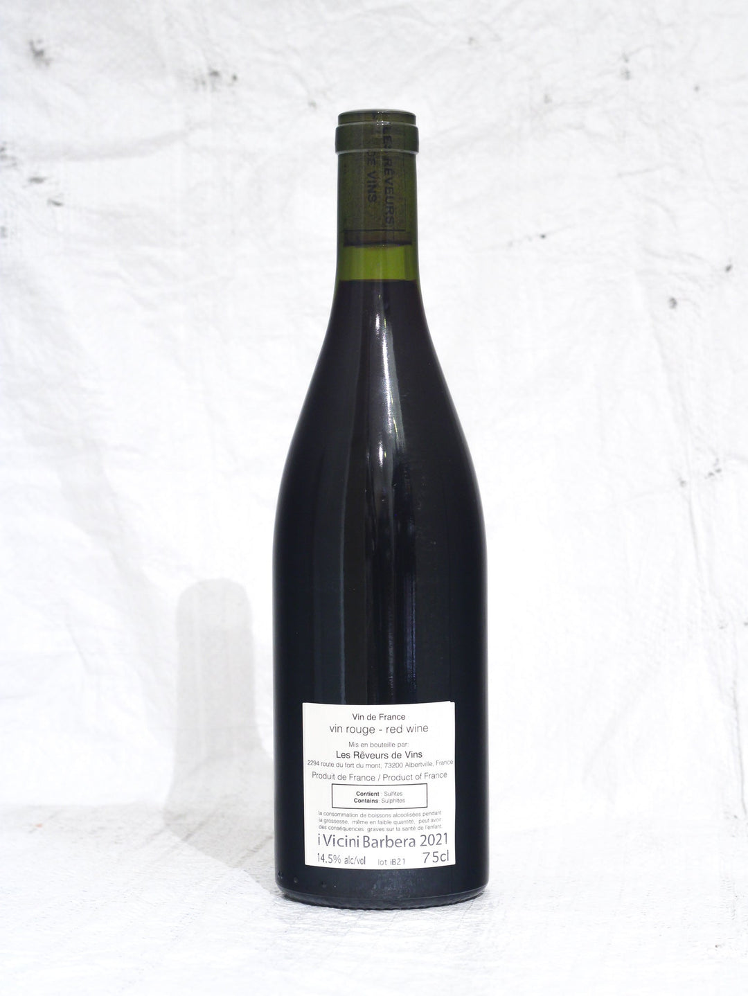 I Vicini Barbera 2021 0,75L Wein von Jean-Yves Péron