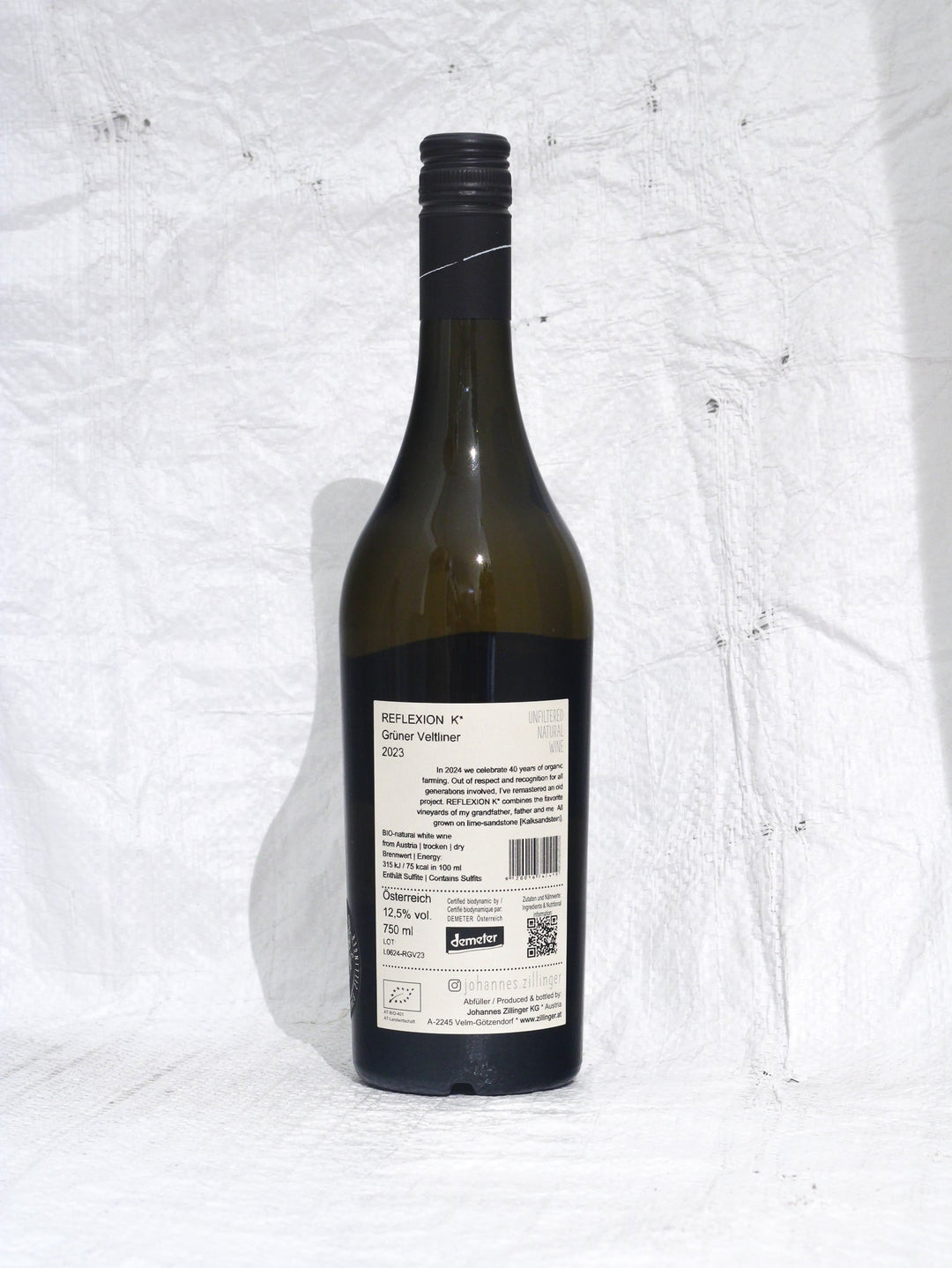 Grüner Veltliner Reflexion K 2023 0,75L Bi0 Wein von Johannes Zillinger