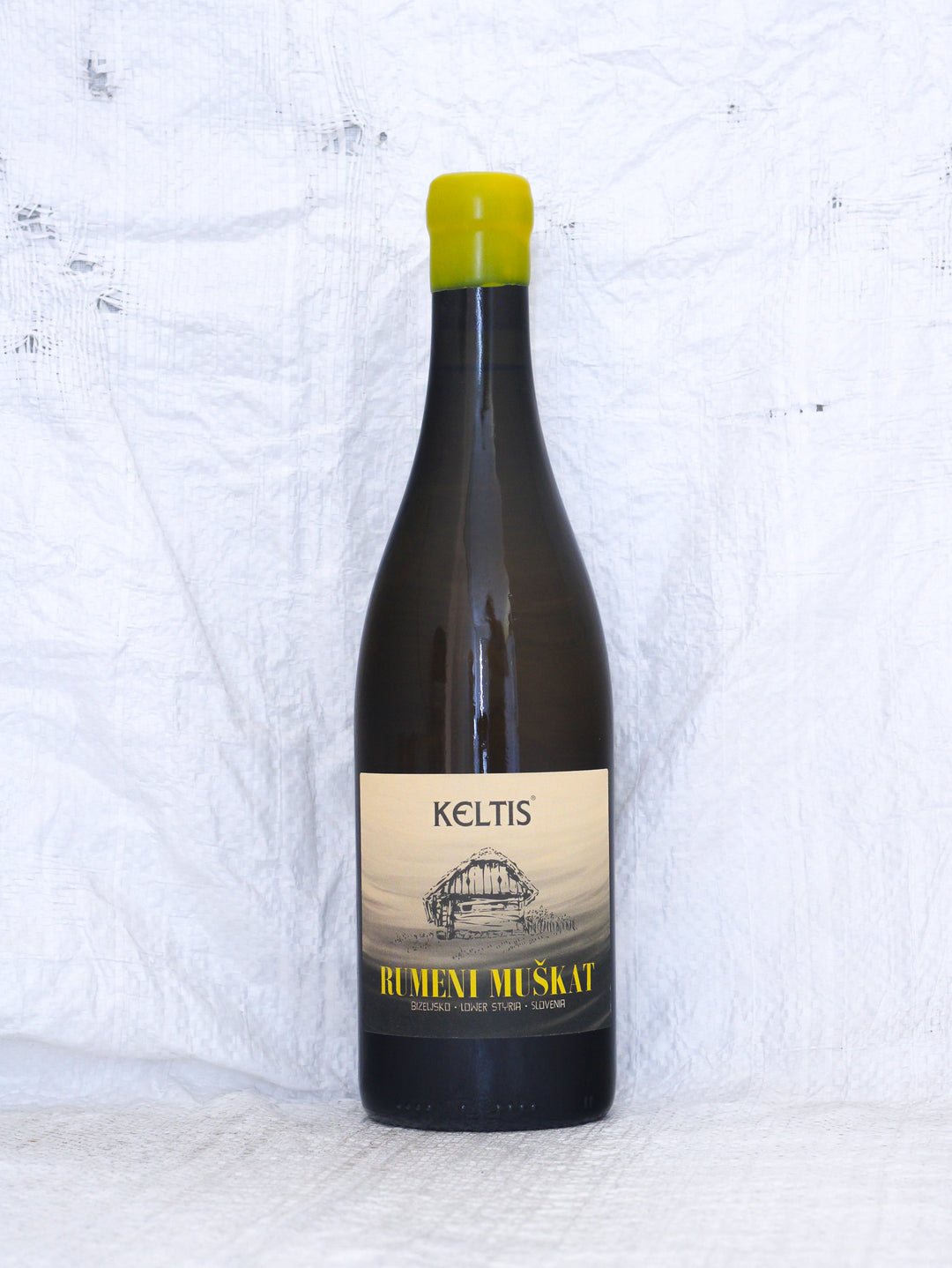 Keltis Rumeni Muskat 2022 0,75L Orange Wein aus Slowenien.