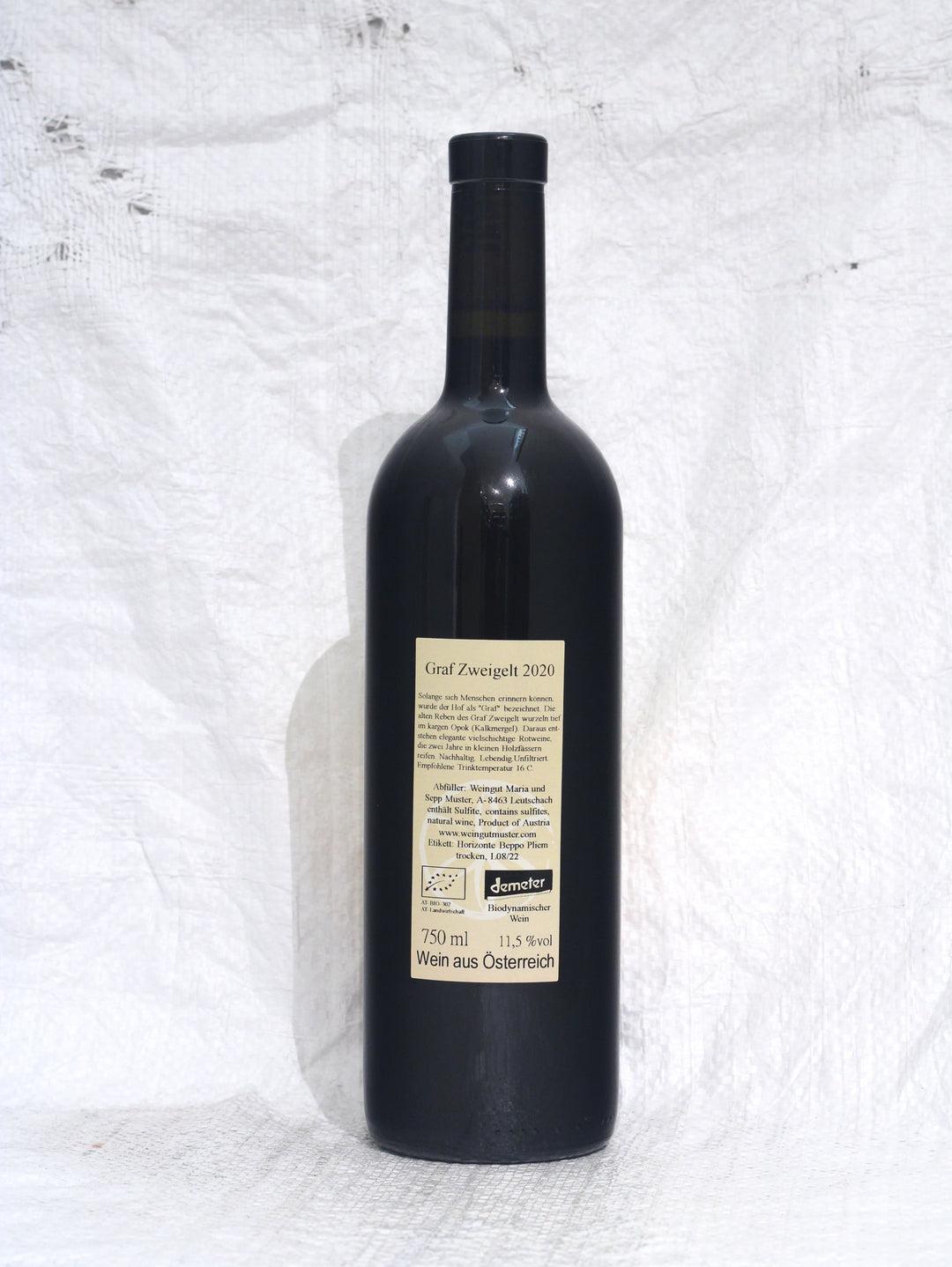 Graf Zweigelt 2020 0,75L Bio Wein von Sepp Muster