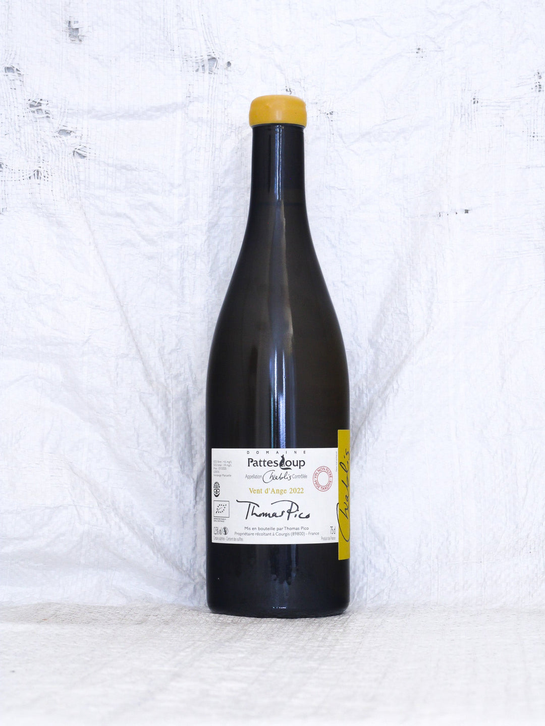Chablis Mise Tardive 2022 0,75L Bio Wein von Domaine Pattes Loup Thomas Pico