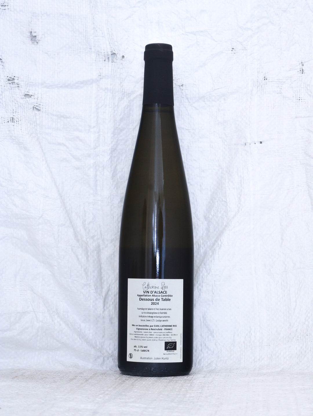 Catherine Riss Dessous de Table 2024 Bio Weißwein aus dem Elsass in Frankreich