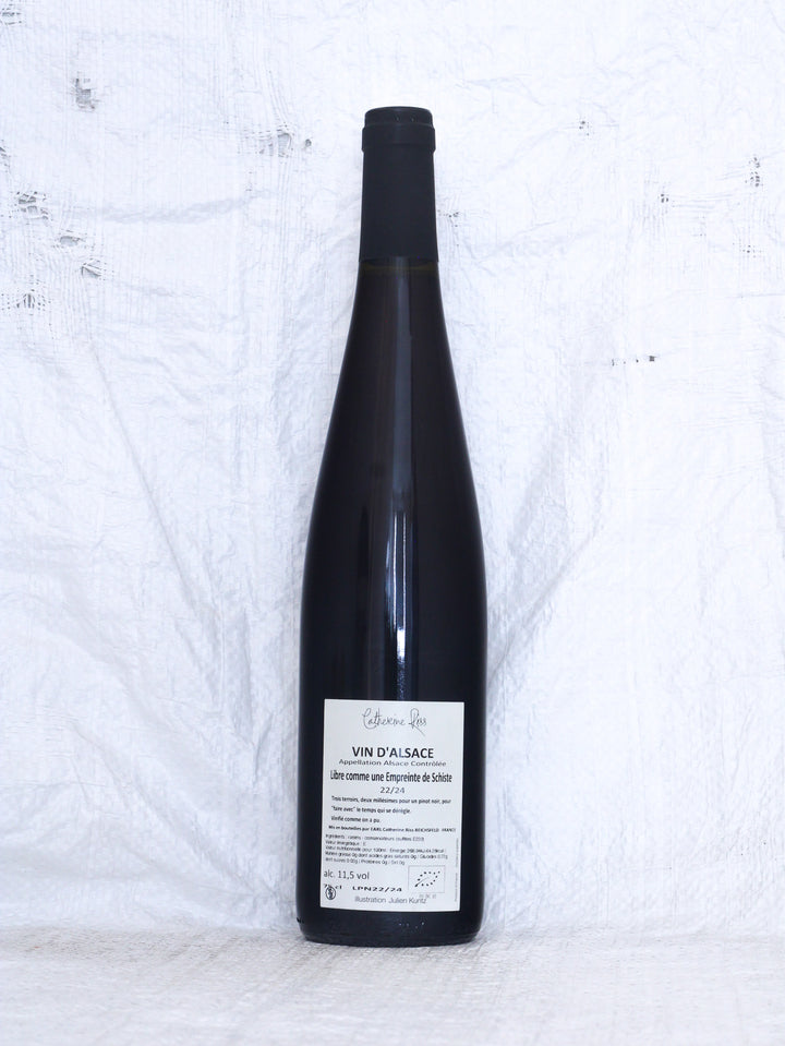 Catherine Riss
Empreinte 2022/24 Bio Rotwein aus dem Elsass in Frankreich
