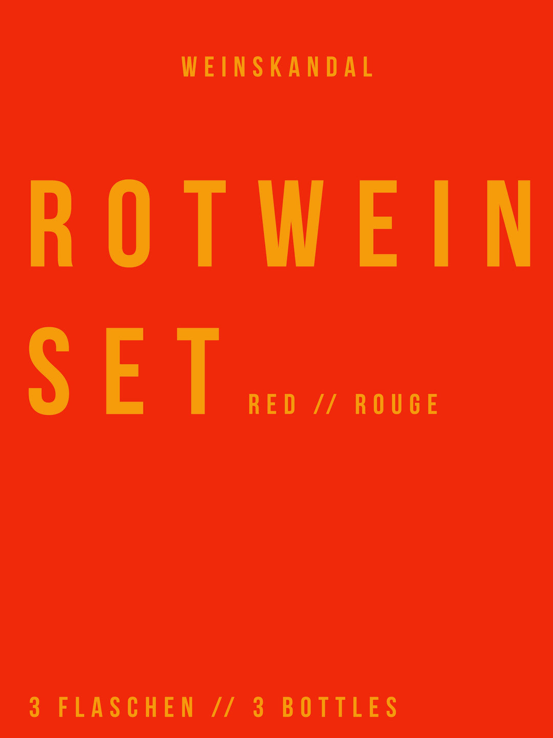Rotwein Set