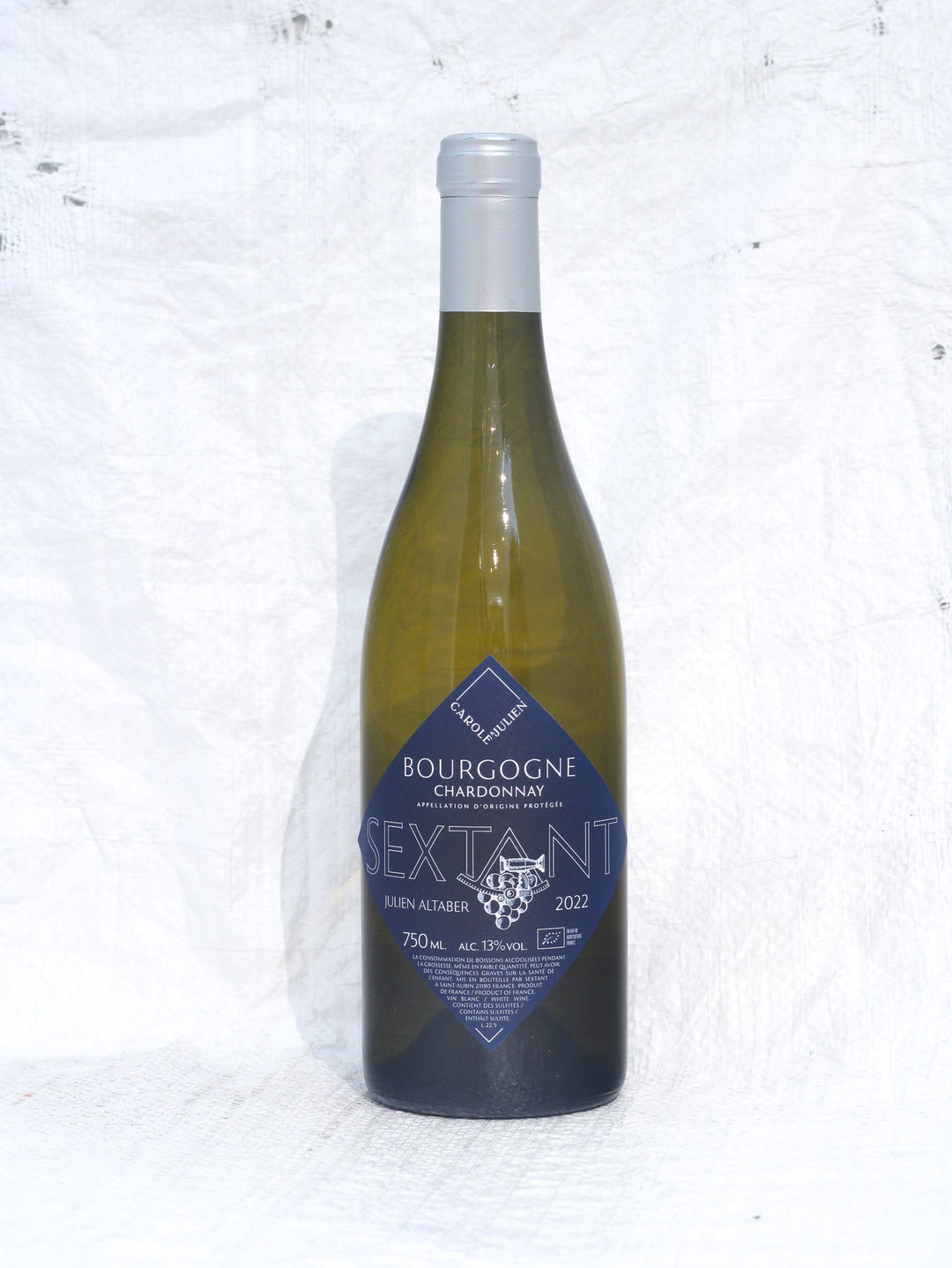 Bourgogne Blanc 2022 Bio Burgunder Wein von Sextant aus Frankreich