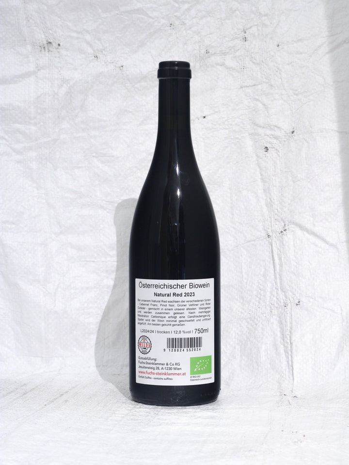 Bio Wein aus Wien vom Weingut Fuchs-Steinklammer Natural Red 2023 