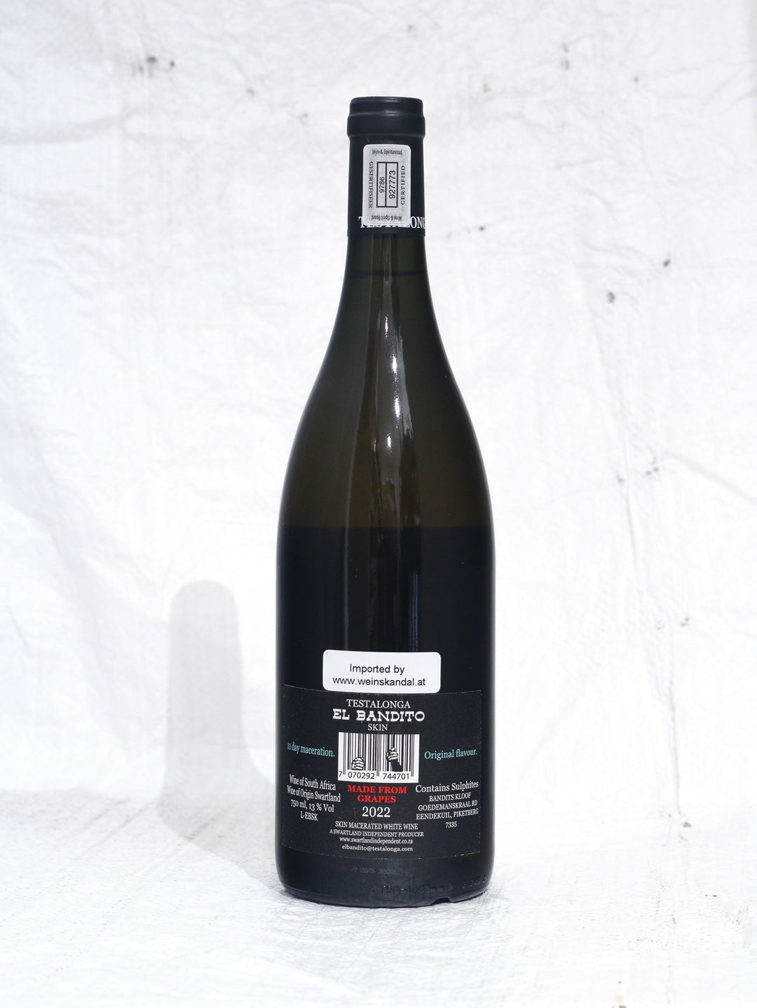 El Bandito Skin 2022 0,75L Wein von Testalonga