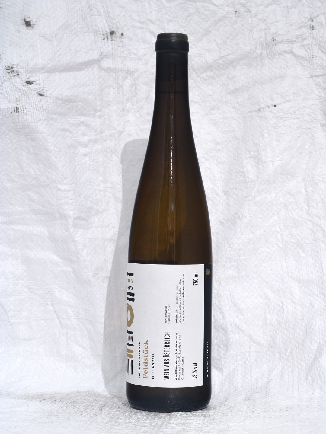 Feldstück Riesling 2021 0,75L Wein von Matthias Warnung