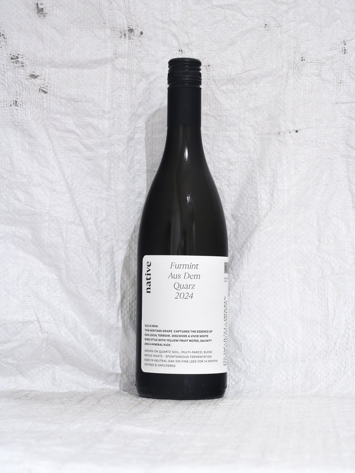 Furmint Aus Dem Quarz 2024 0,75L Bio Wein von Michael Wenzel Beschreibung auf Flasche