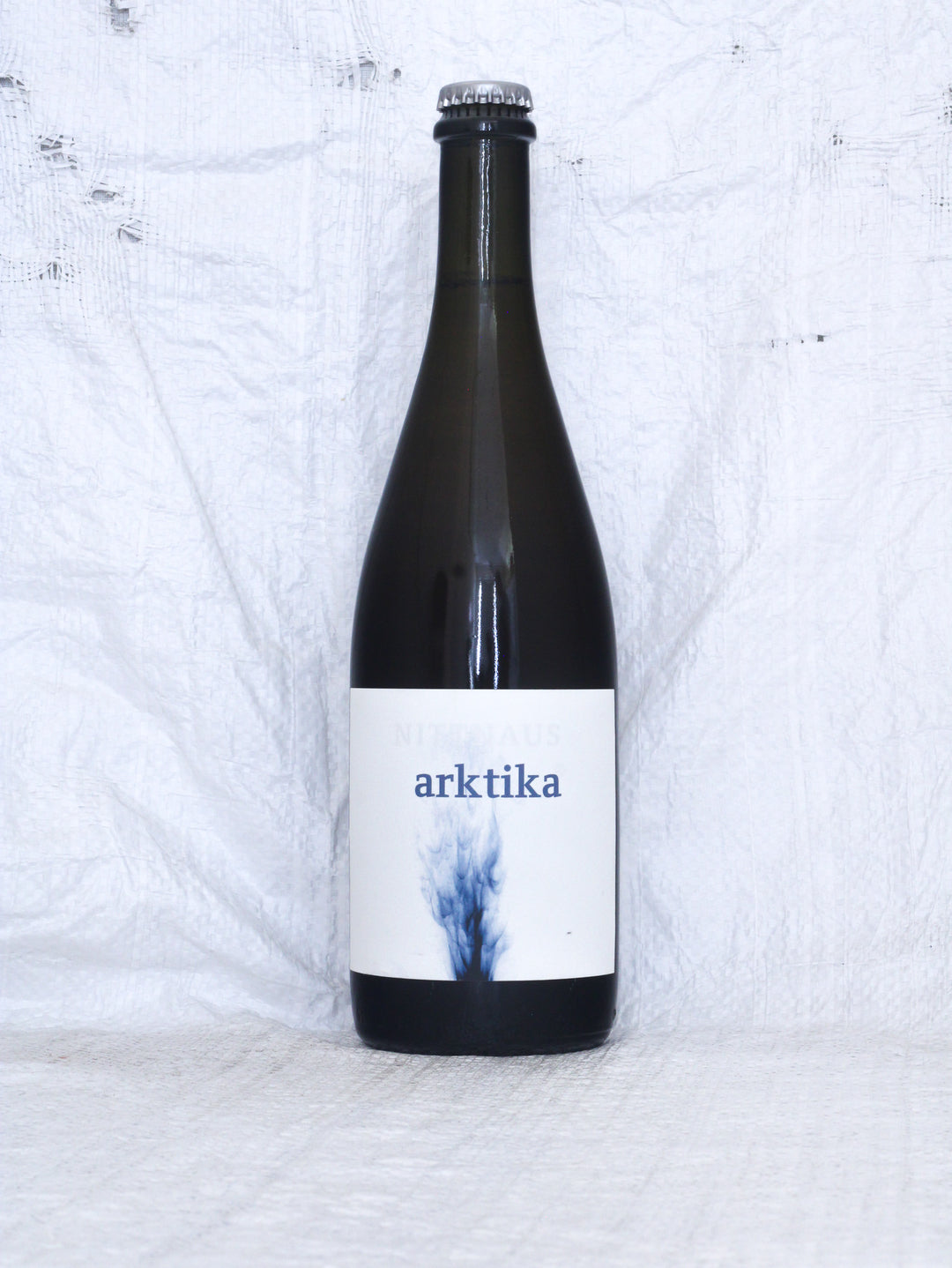 Arktika St. Laurent 2025 Bio Pet Nat von Martin, Andreas & Lydia Nittnaus aus Gols im Burgenland – Vorderansicht der Weinflasche.