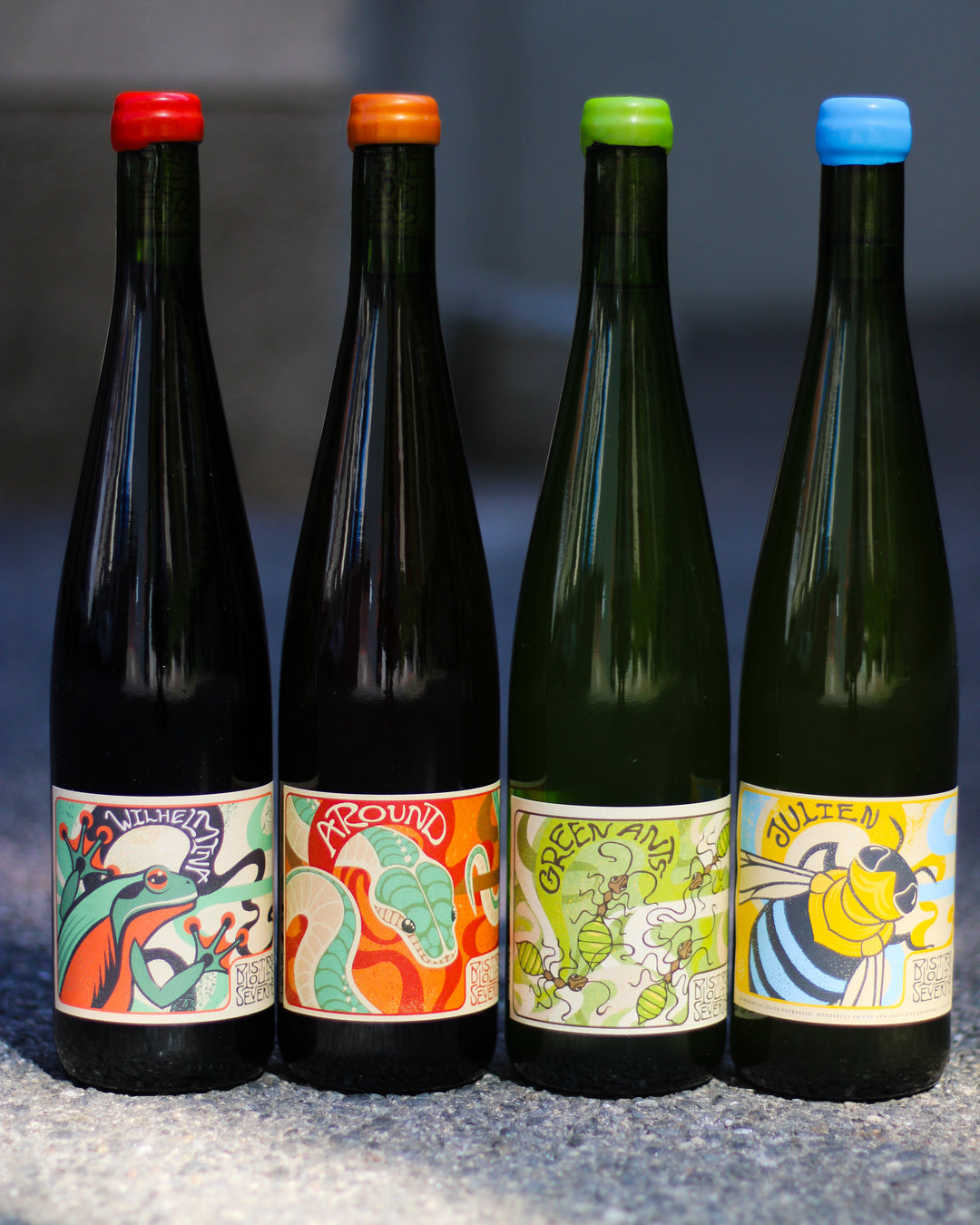 Weine von Bistro Louis Severine - Winzer Severine Perru und Louis Broderick - Elsass, Frankreich