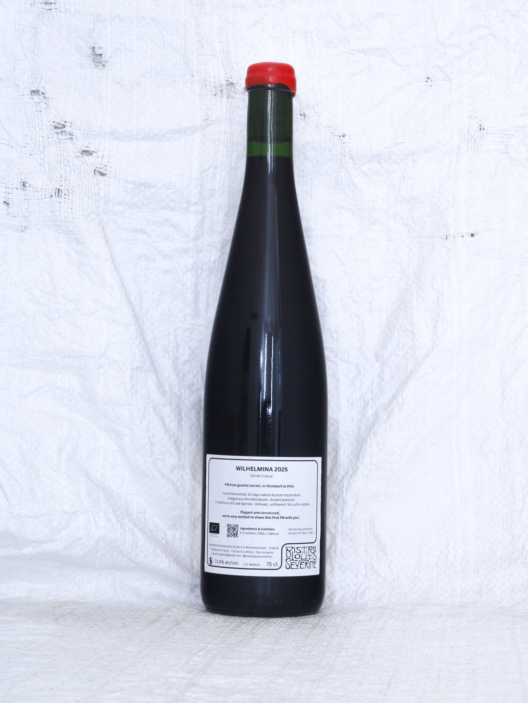 Bistro Louis Severine
Wilhelmina 2025 Bio Rotwein aus Frankreich