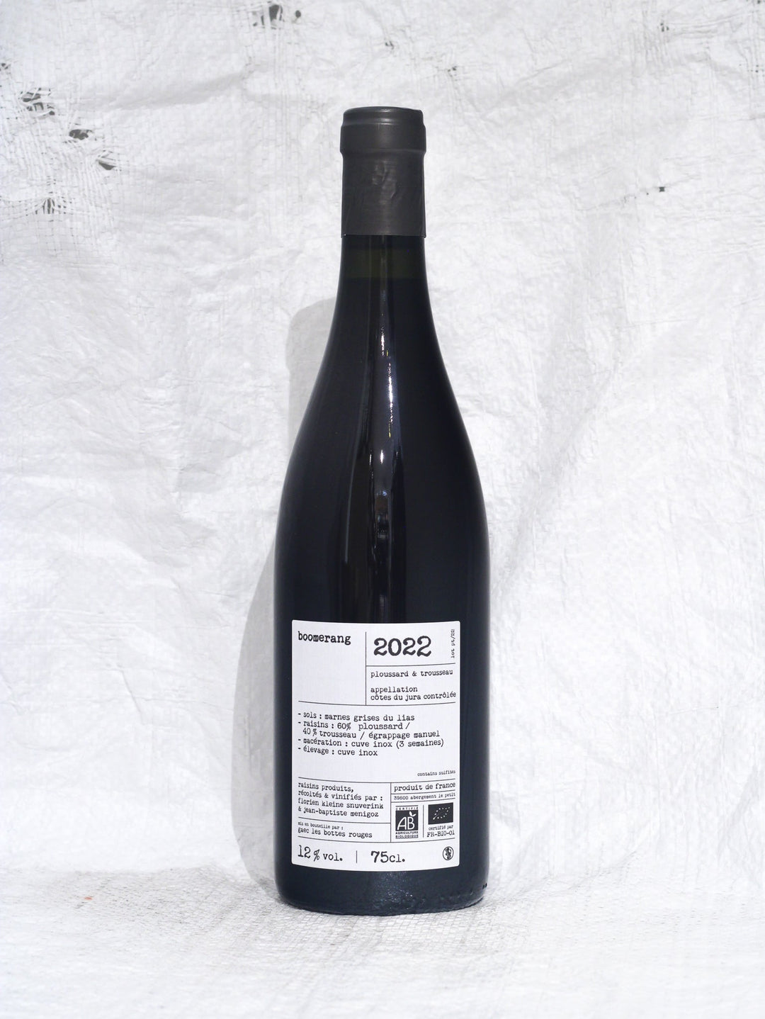 Naturwein online bestellen Boomerang 2022 0,75L Wein von Domaine Les Bottes Rouges