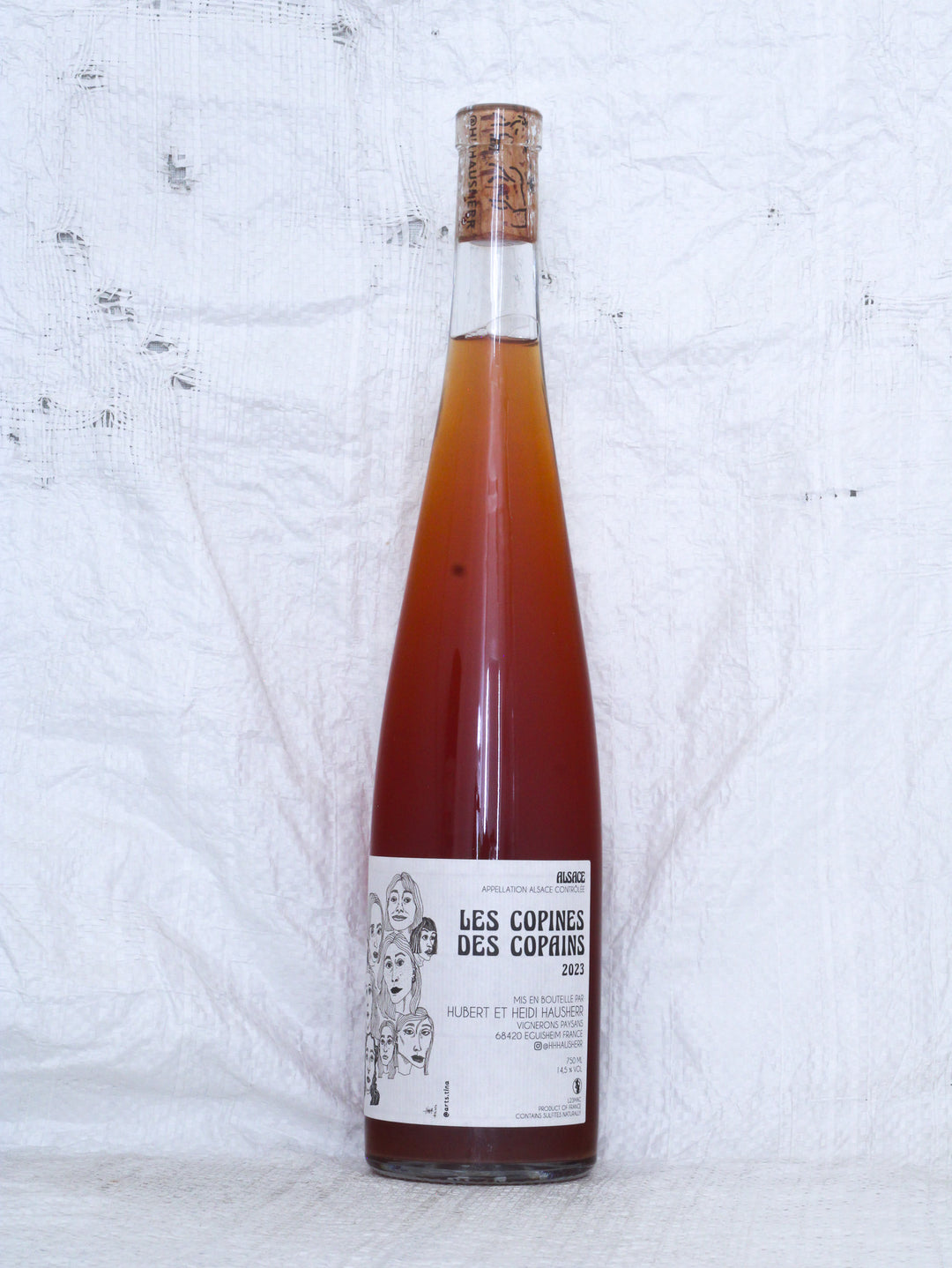 Heidi & Hubert Hausherr
Les copines des copains 2023 Bio Orange Wein aus Frankreich. Biodynamischer Wein, Demeter.