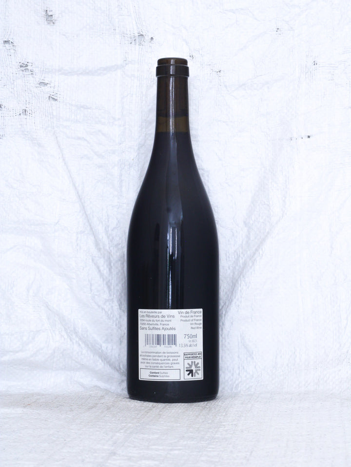 I Vicini Dolcetto 2023 von Jean-Yves Péron – Rücketikett der Weinflasche