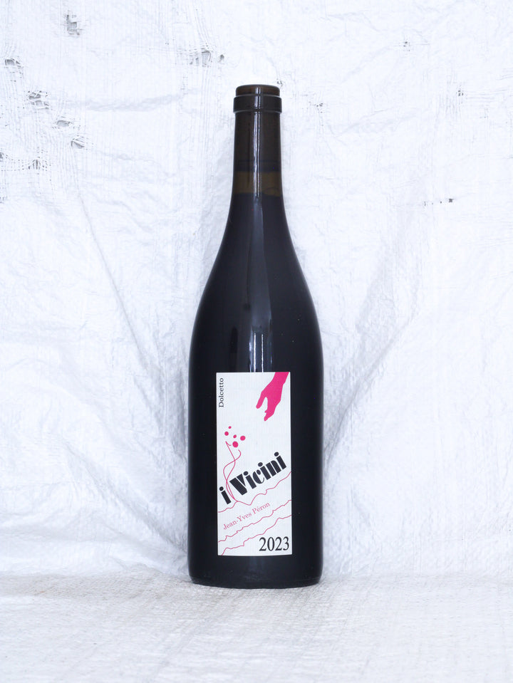 I Vicini Dolcetto 2023 von Jean-Yves Péron – Naturwein aus dem Piemont mit Vorderetikett