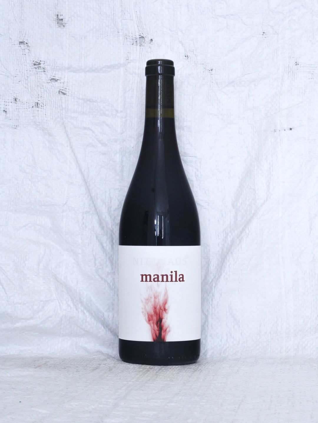 Manila Blaufränkisch 2025 Bio von Martin, Andreas & Lydia Nittnaus aus Gols, Burgenland – Vorderansicht der Naturweinflasche
