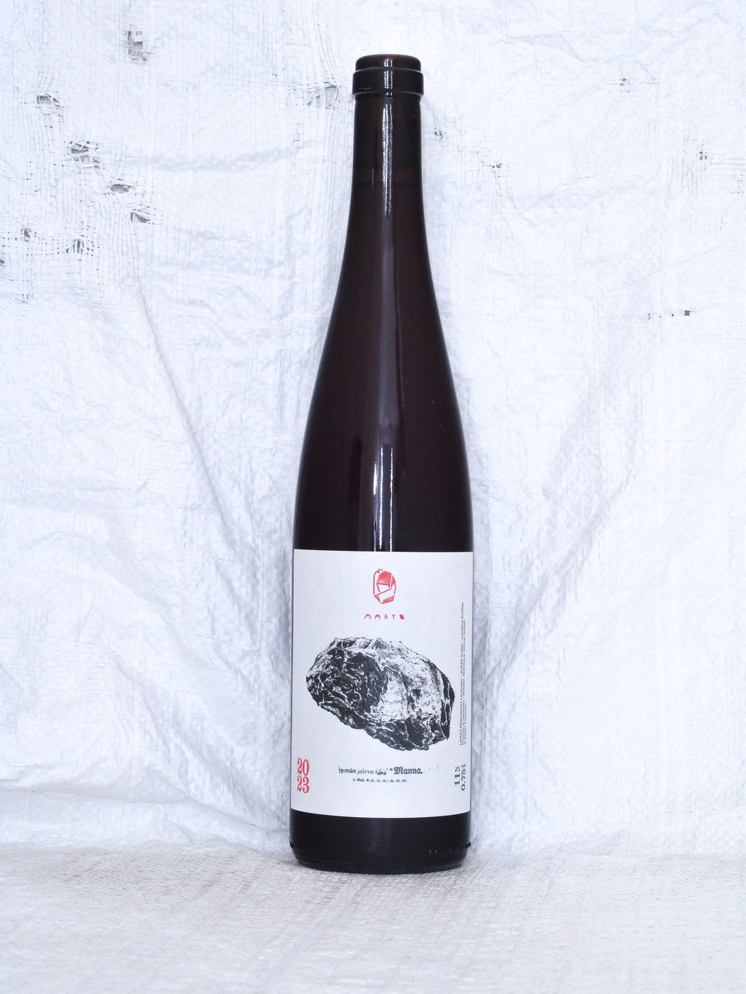 Manna 2023 von Marto Wines – Bio Naturwein aus Rheinhessen in Deutschland mit Vorderetikett.