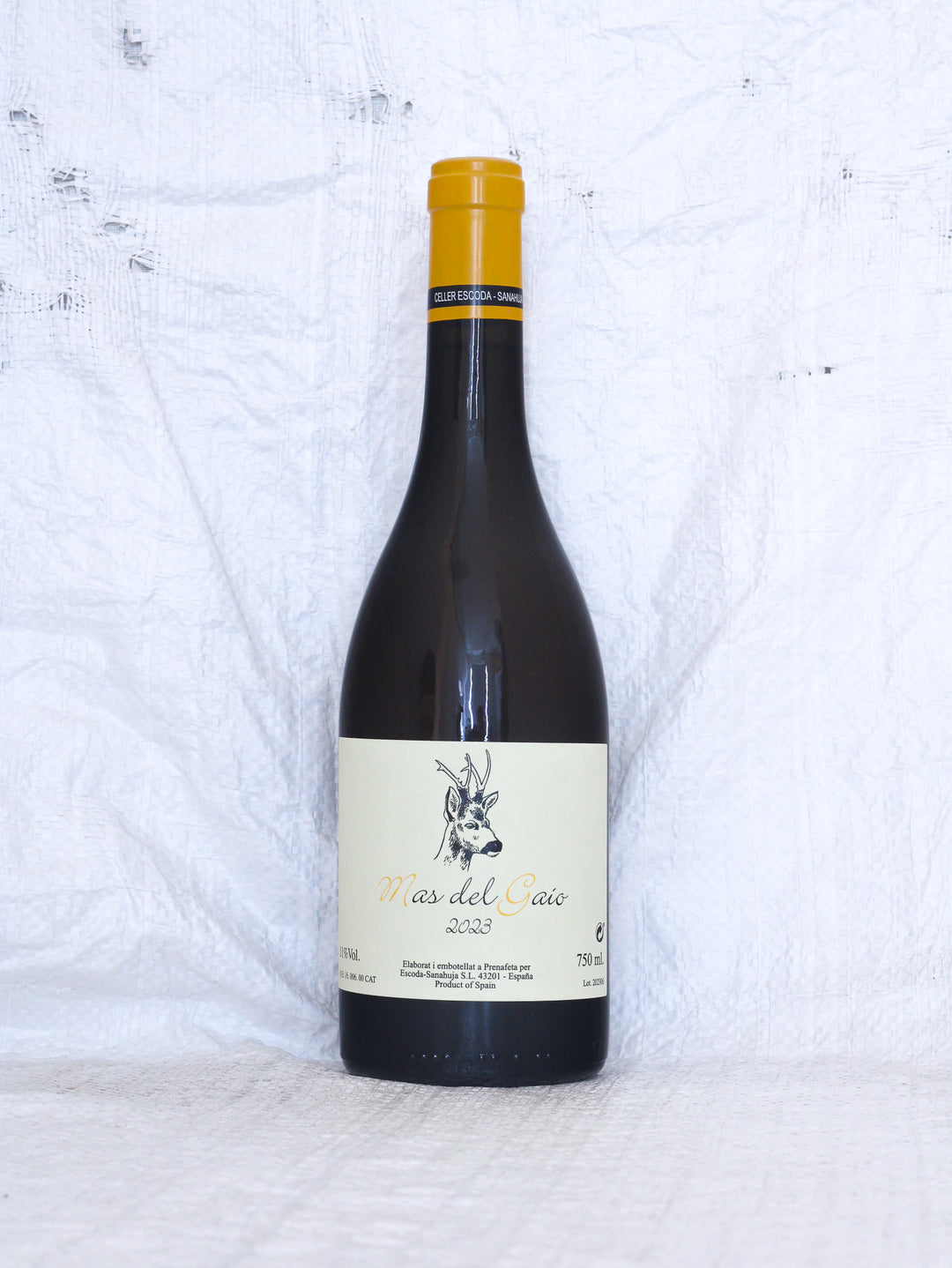 Mas del Gaió 2023 von Escoda-Sanahuja – Naturwein - Vorderetikett