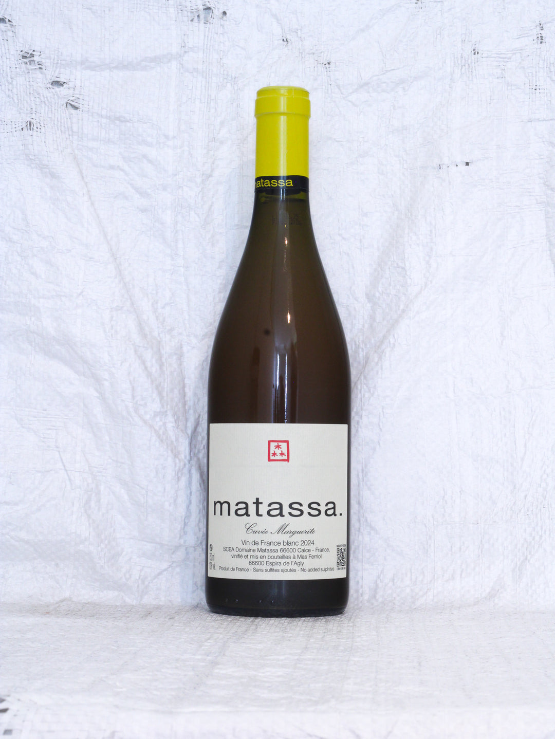 Matassa Cuvee Marguerite 2024 Flasche – Tom Lubbe Orange Wine aus Muscat d’Alexandrie und Viognier