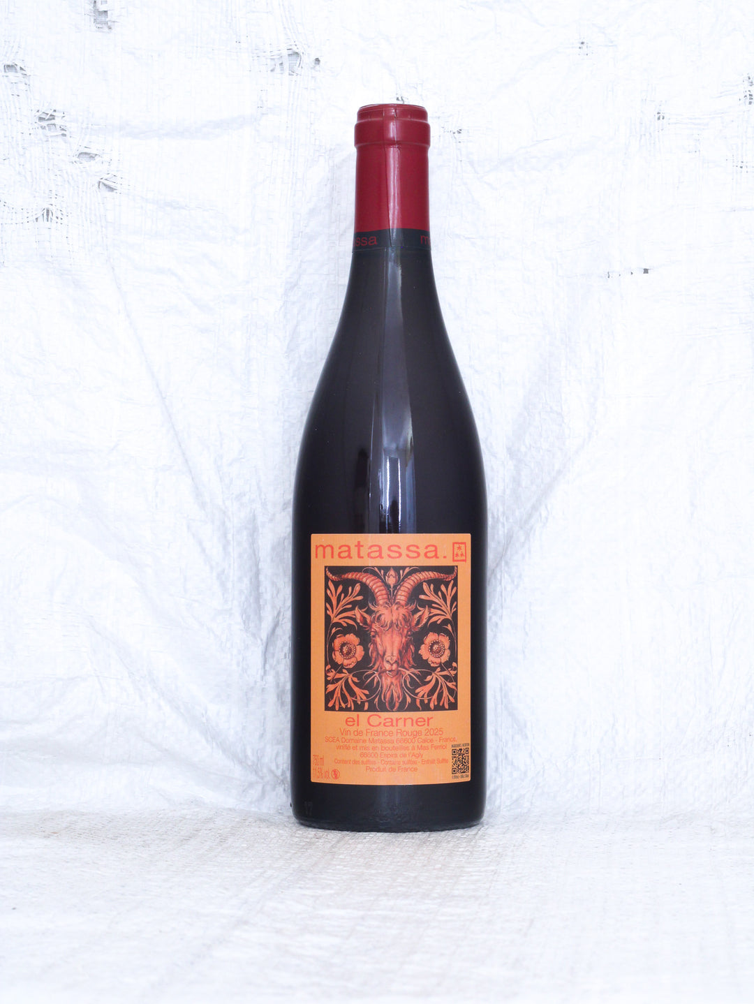 Matassa El Carner Rouge 2025 Natur Rotwein aus Frankreich – komplex, mineralisch und würzig mit dunkler Frucht