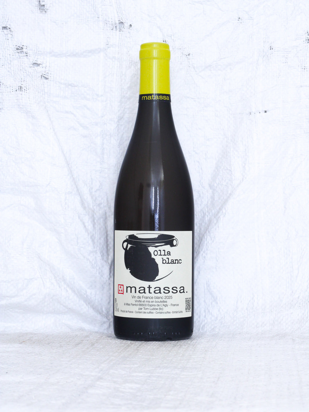 Matassa Olla Blanc 2025 Naturwein aus dem Roussillon in Frankreich – Orange Wine aus Macabeu und Muscat Petit Grain, unfiltriert und biodynamisch