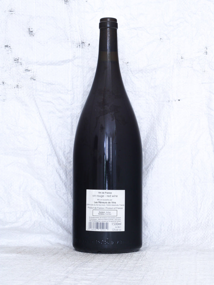 Vers La Maison Rouge 2023 Magnum 1,5L von Jean-Yves Péron – Rückansicht der Weinflasche