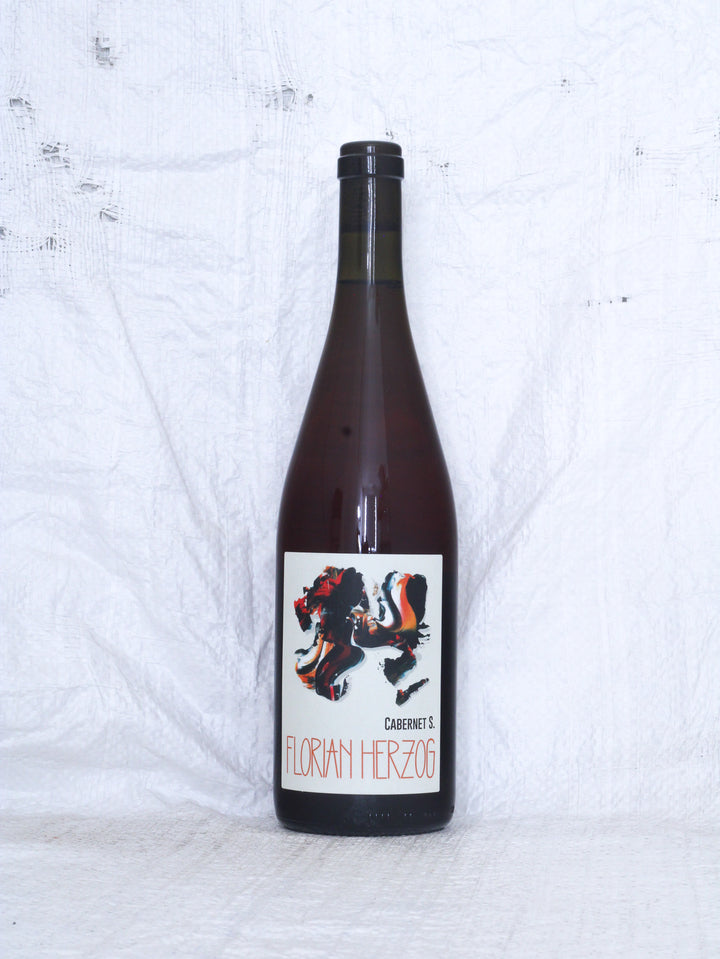 Cabernet S. Rosé 2025 von Florian Herzog aus dem Kremstal in Niederösterreich – Bio Rosé Naturwein, Vorderansicht der Weinflasche.